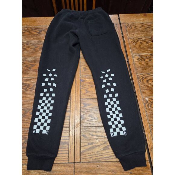 Rhude Maxfield Black Printed Cotton Sweatpants sz Small - Picture 5 of 6